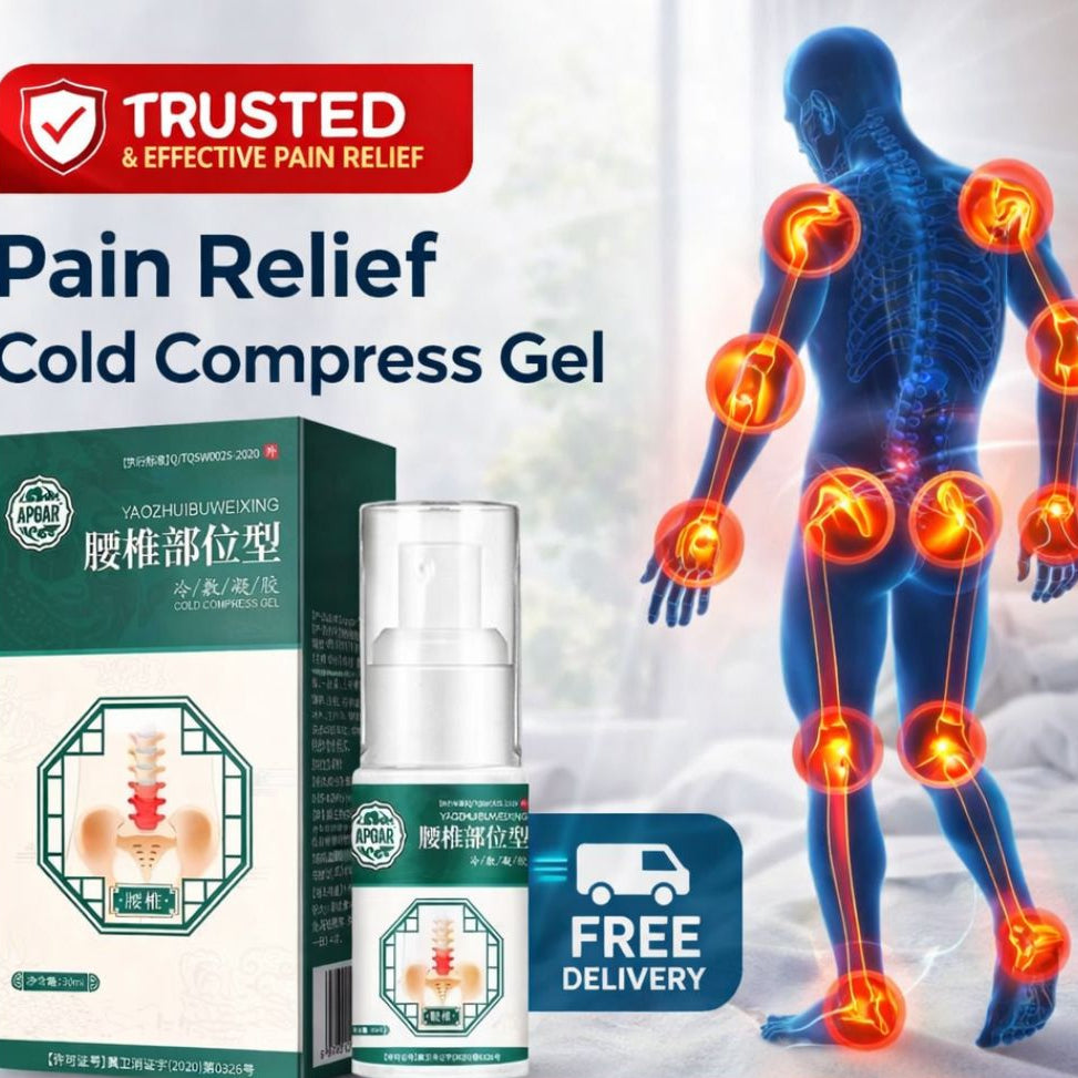 APGAR Pain Relief Cold Compress Gel 2 pieces 69 AED free delivery pain points body diagram